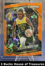 2025 Panini Prizm WNBA Jordan Horston #37 Orange Ice Seattle Storm