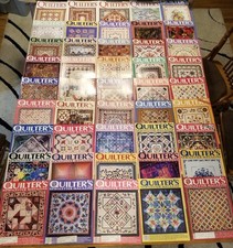 45 Quilter  s Newsletter Magazines 1992 - 1996 Vintage Quilting Quilts - Lot B