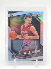 PELLE LARSSON 2024-25 PANINI PRIZM BLACK ROOKIE SILVER AUTO #130 HEAT Q4362