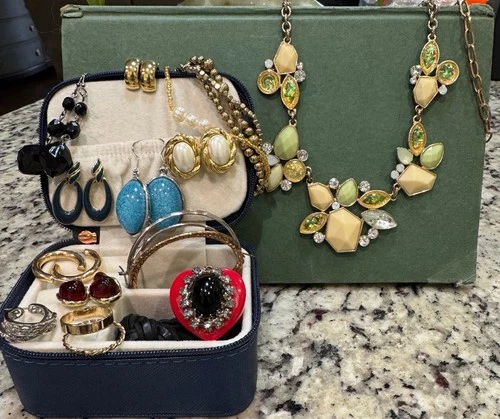 Vintage To Modern Costume Jewelry Bracelets, Earrings, Necklaces All Wearable