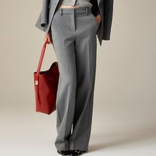 J Crew Gray 4 Season Stretch Cropped Trouser Pants NEW 6