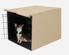 Deblue Small Dog Crate Cover 25'' x 19'' x 20'' Beige Used