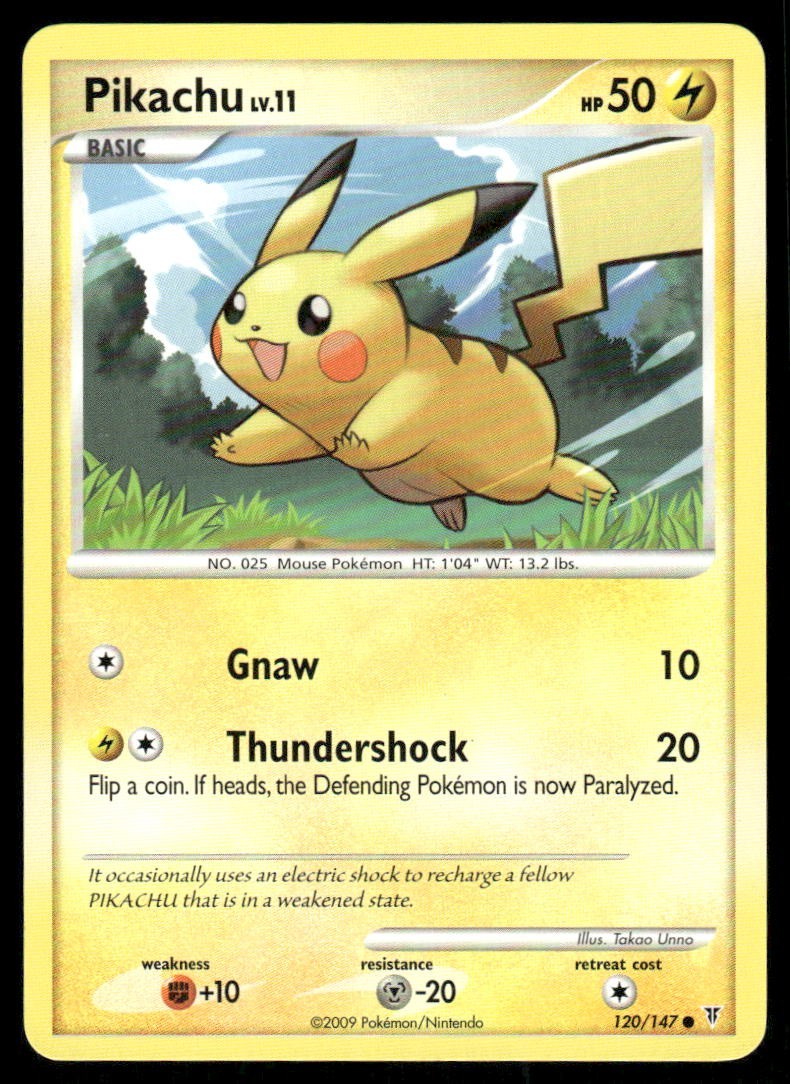 Pokemon Tcg Pikachu #120 Pokemon Supreme Victors LP