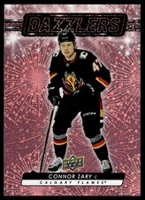 2023-24 Upper Deck Dazzlers Pink Connor Zary Calgary Flames #DZ-117