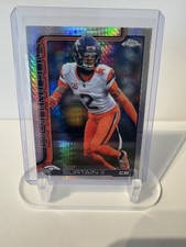 Pat Surtain III 2025 Topps Chrome Prizm Refractor #93 Broncos