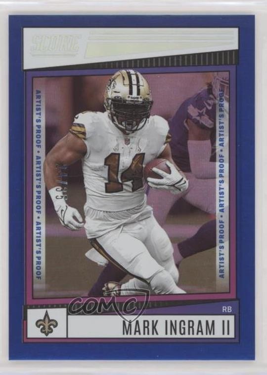 2022 Score Artist Proof 24/35 Mark Ingram II #59 n1u