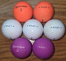 TaylorMade KALEA women's golf balls, White, Qty 12, dozen
