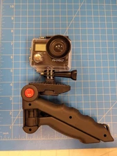 akaso action camera pistol grip handle mount 4k video photo sports camcorder