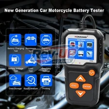 Car Moto Cranking Charging Test Tool Car  Battery Tester Auto Battery Analyzer