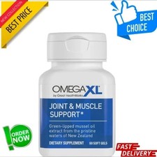NEW Omega-XL 60 Count Softgels Joint Pain Relief, Potent Small Softgel Free-ship