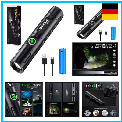 Aufladbar | 3500 Lumens | Zoom-Flashlight