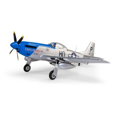 E-flite RC Airplane  P-51D Mustang 1.2m BNF Basic   with AS3X and SAFE Select