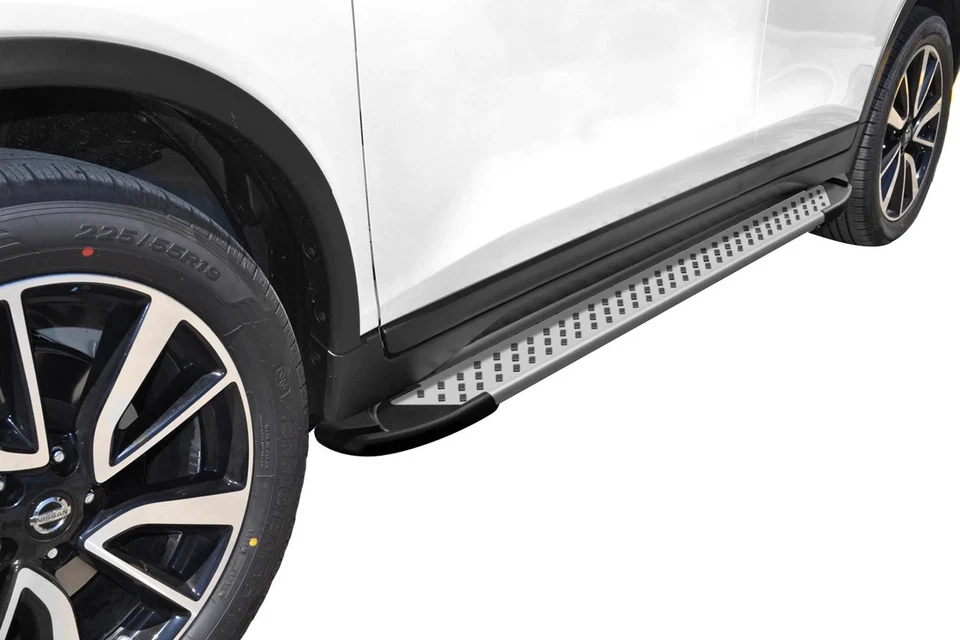 For Mazda CX-7 2007-2012 Romik 62402418 5.5" RAL Series Silver Running Boards - Image 4 of 4