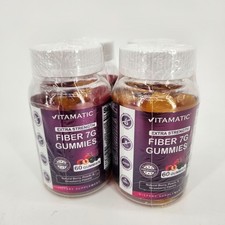 Prebiotic Fiber Gummies for Adults 7G Fiber Extra Strength Exp 05/2027 Lot of 4