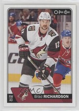 2016-17 O-Pee-Chee Brad Richardson #104 7d2