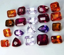 80 Ct Natural Sapphire Mix Color Mix Shape EGL Certified Loose Gemstones Lot