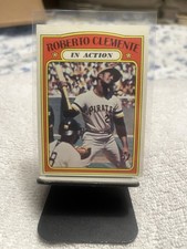 1972 Topps In Action Base Set Roberto Clemente #310 Vintage Baseball