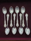 Vintage Joan of Arc, International Sterling Silver .925 Teaspoon Set 8, 5 7/8"