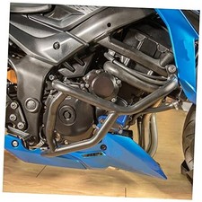 Black Steel Highway Crash Bars - Slider Cage - Engine Crash Bar