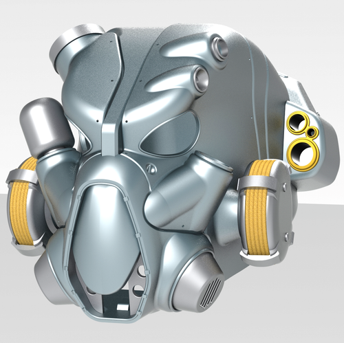 Enclave Mask Fallout Fallout 4 X-01 Enclave Power Armour 3D Printed Helmet | eBay Australia