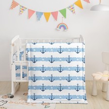 Datura Home Set di lenzuola per culla 3 pezzi piumone e lenzuola con angoli asilo nido
