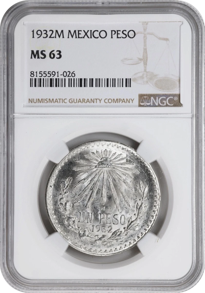 1932年 メキシコ 1ペソ  本物保証　銀0.720 1 Peso 1932 Year Silver Mexican Coins (1905-Now) for sale | eBay