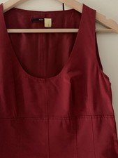 HUGO BOSS Etuikleid 38 Seide Silk Gala Dress Rot Festlich NEUWERTIG 1x Getragen