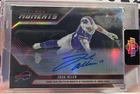 Josh Allen 2025 Topps Finest Football FMA-JA Moments On Card AU Bills 10/10 SSP