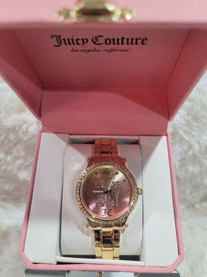 Juicy Couture Watch Rhinestone Bezel W/ Pink Face Women display picture 2