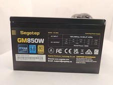 Segotep GM850W Power Supply 850W PCle 5.1  ATX 3.1 Full Modular. UNTESTED