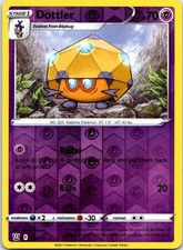Dottler 064/163 Uncommon Battle Styles Pokemon Reverse Holo LP