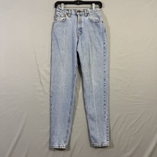 Vintage Levis 550 Jeans Womens 5 Long Blue Relaxed Fit Tapered Leg Made USA 90s