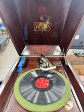 Antique VICTOR VICTROLA PHONOGRAPH VV-Xi  TALKING MACHINE Record Player **PLAYS
