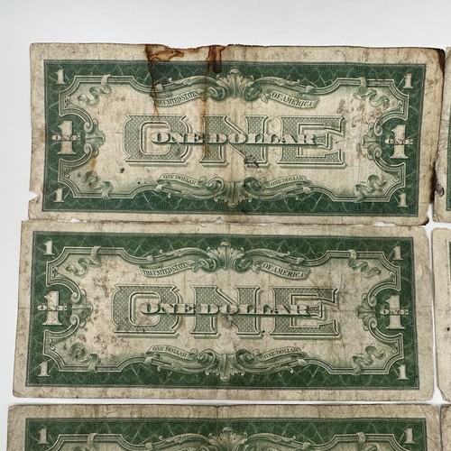 Lote de 14 certificados de plata divertidos de $1 de 1929. Lote.230 - Imagen 9 de 14