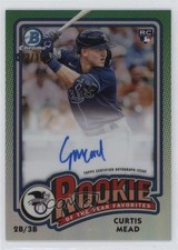 2024 Bowman Rookie of the Year Favorites 22/150 Curtis Mead #ROY-CM Auto 0ok8