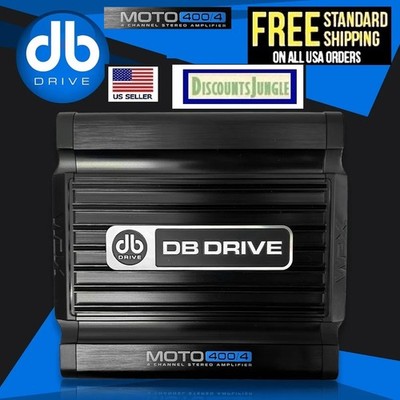 DB Drive MOTO400/4  4 Channel 800W RMS Motorcycle/Marine Compact Amplifier New
