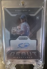Panini 2022 Prizm Bobby Witt Jr. Kansas City Royals Rookie #33 MLB Card. rookie card picture