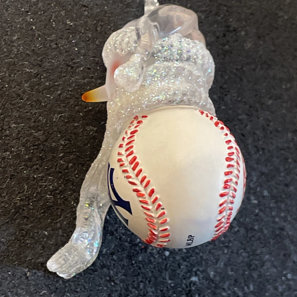 New York Yankees Snowman Christmas Ornament MLBP Licensed Baseball Holiday Decor - Image 3 of 4