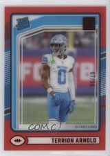 2024 Panini Clearly Donruss Rated Rookie Red 67/99 Terrion Arnold #85 10yl
