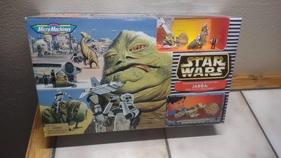 Star Wars Micro Machines Tranforming Action Set Jabba Mos Eisley Spaceport CIB