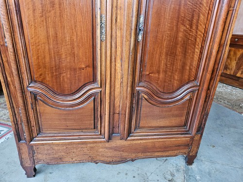 ARMADIO IN NOCE LUIGI XV ORIGINALE DI EPOCA XVIII SECOLO RESTAURATO - Foto 10 di 24