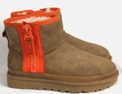 UGG Classic Mini Zipper Tape Logo Damen,Lammfellfutter Gr.36 guter Zustand