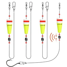 Dovesun Popping Cork Float Rig Weighted Fishing Bobbers Floats Fishing Corks