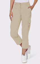 248268 Heine Damen 7/8 Hose Cargohose beige N...