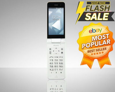 [NEW] KYOCERA KY-42C DIGNO KEITAI White ANDROID FLIP Phone UNLOCKED SIM Japan