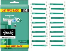 Image of Wilkinson Sword Extra 2 Razors for Men 20pk | Disposable | Sensitive Skin