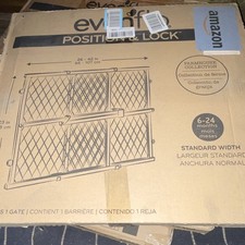 Evenflo Lock Play Safety space gate. Farmhouse collection. 26 x42
