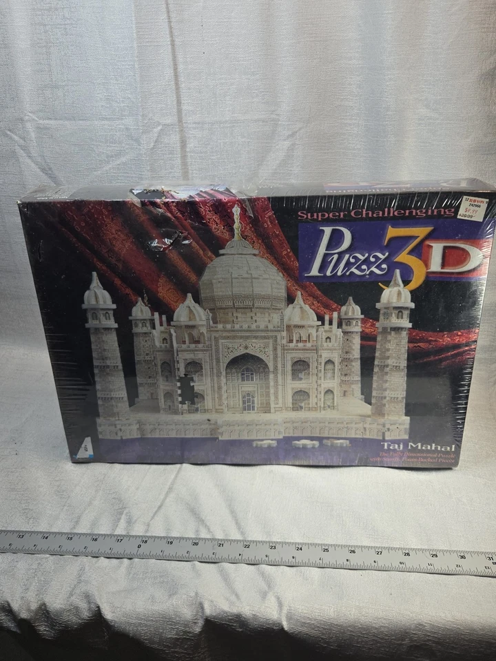 🔥 Puzzle Wrebbit Puzz3D Taj Mahal 3D Super Desafiante 1077 Piezas 1995 Foto 2 de 4