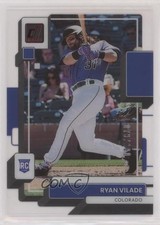 2022 Panini Chronicles Clearly Donruss Red 70/100 Ryan Vilade #27 0w7