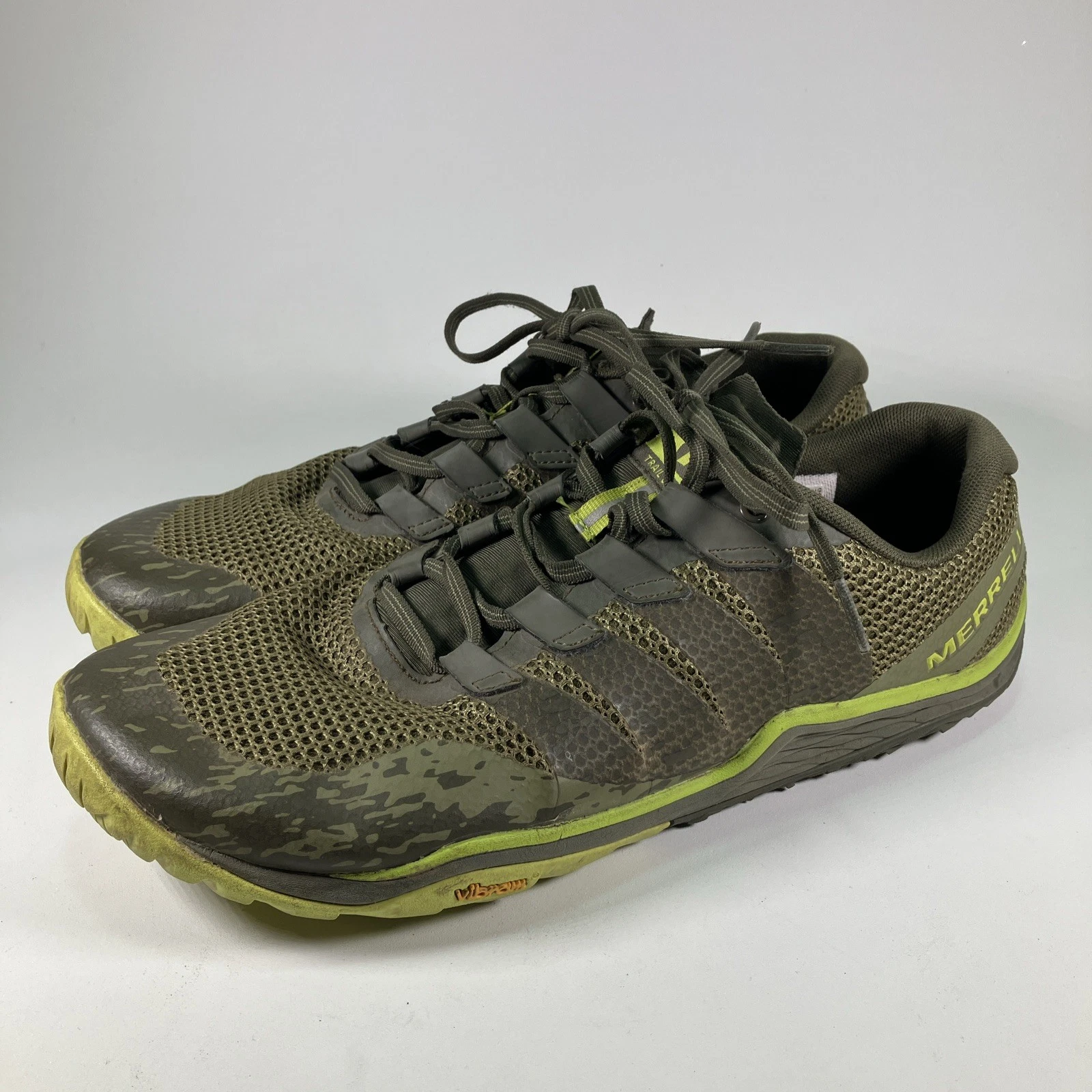 Merrell Trail Glove 5 Running Shoes Men's Size 10 Black Barefoot J50263